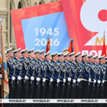 Лукашенко присутствовал на параде Победы на Красной площади в Москве